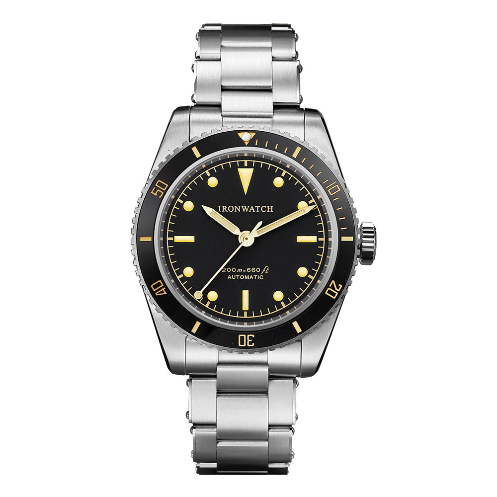 Sapphire Crystal Automatic Mechanical Watches NH35, 39mm, C3 Super Luminous, 20bar, Classic Men's Watch, 316L Stainless Steel Rivet Bracelet