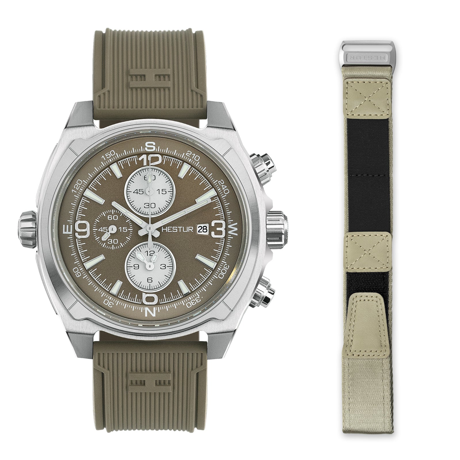 Sapphire Crystal Automatic Mechanical Watches NH35, 39mm, C3 Super Luminous, 20bar, Classic Men's Watch, 316L Stainless Steel Rivet Bracelet