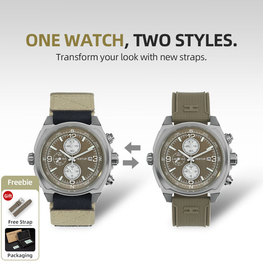 Sapphire Crystal Automatic Mechanical Watches NH35, 39mm, C3 Super Luminous, 20bar, Classic Men's Watch, 316L Stainless Steel Rivet Bracelet